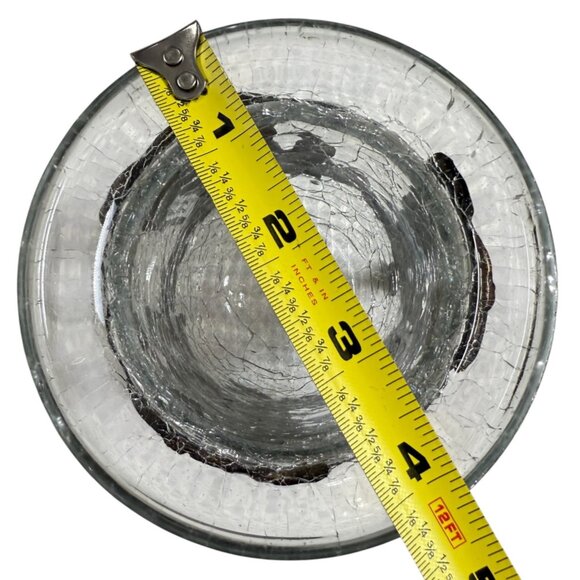 Bronze Monkeys In Tree With Crackle Glass Candle Holder Exotic Wildlife Decor - Picture 4 of 11